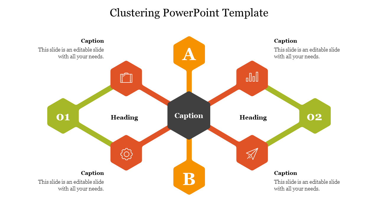 clustering powerpoint template